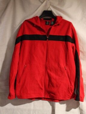 VTG-Starter Mens Red Fleece Hoodie